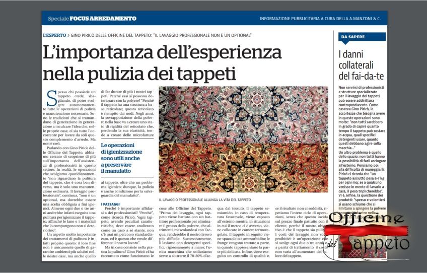 L’importanza dell’esperienza nella pulizia dei tappeti