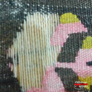 Fase 3 - Completamento dell'orditura di un tappeto Kilim
